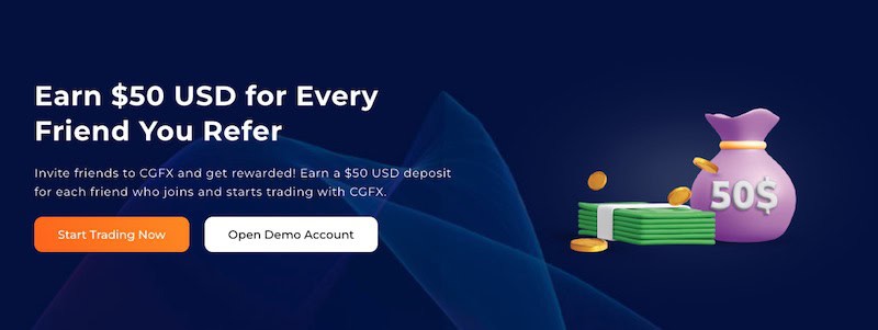 CGFX Launches Referral Program: Earn $50 USD for Every Friend You Refer